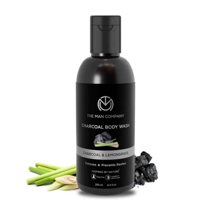 The Man Company Charcoal Body Wash With Lemongrass & Cinnamon