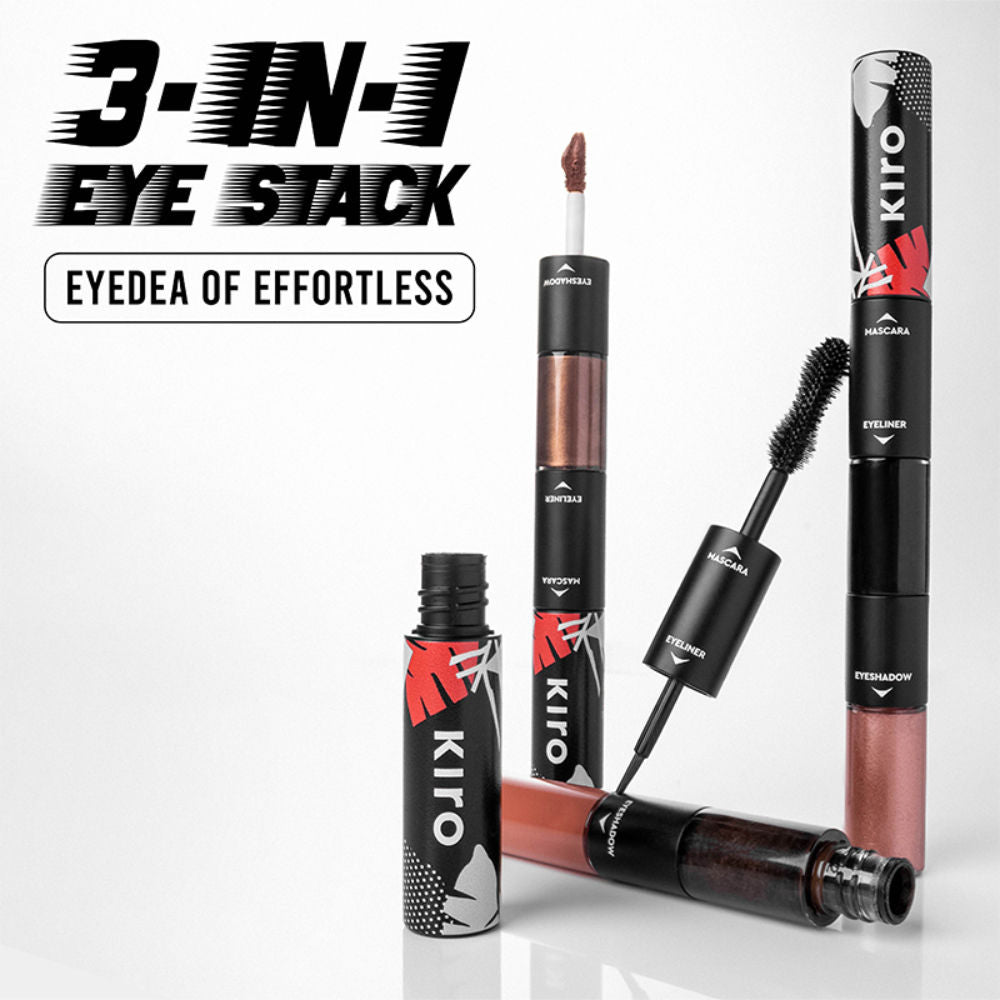 KIRO 3 In 1 Eye Stack - Eyeshadow + Eyeliner + Mascara