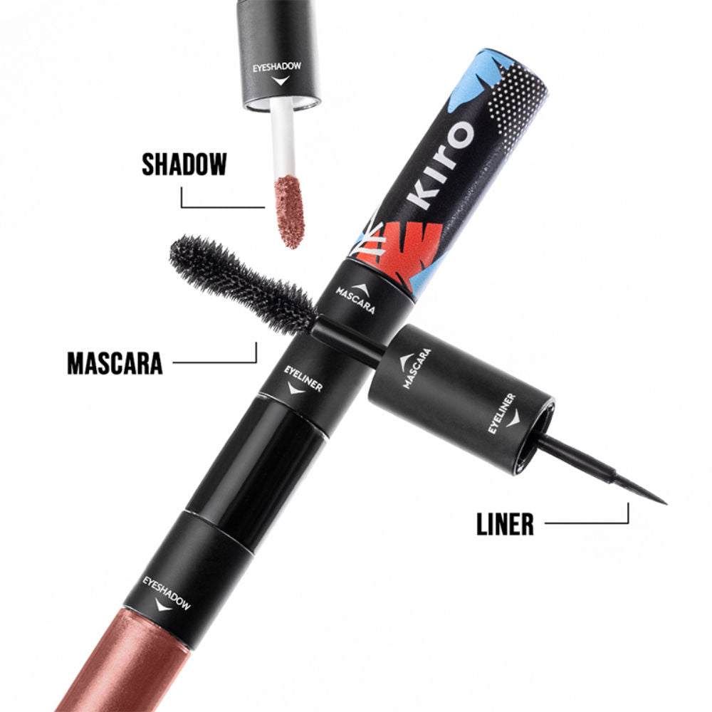 KIRO 3 In 1 Eye Stack - Eyeshadow + Eyeliner + Mascara