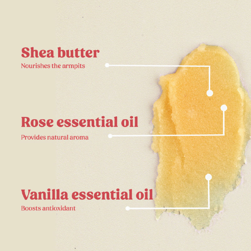 VILVAH Rose & Vanilla Deo Shot Prevents Odour, Sulphate and Paraben Free