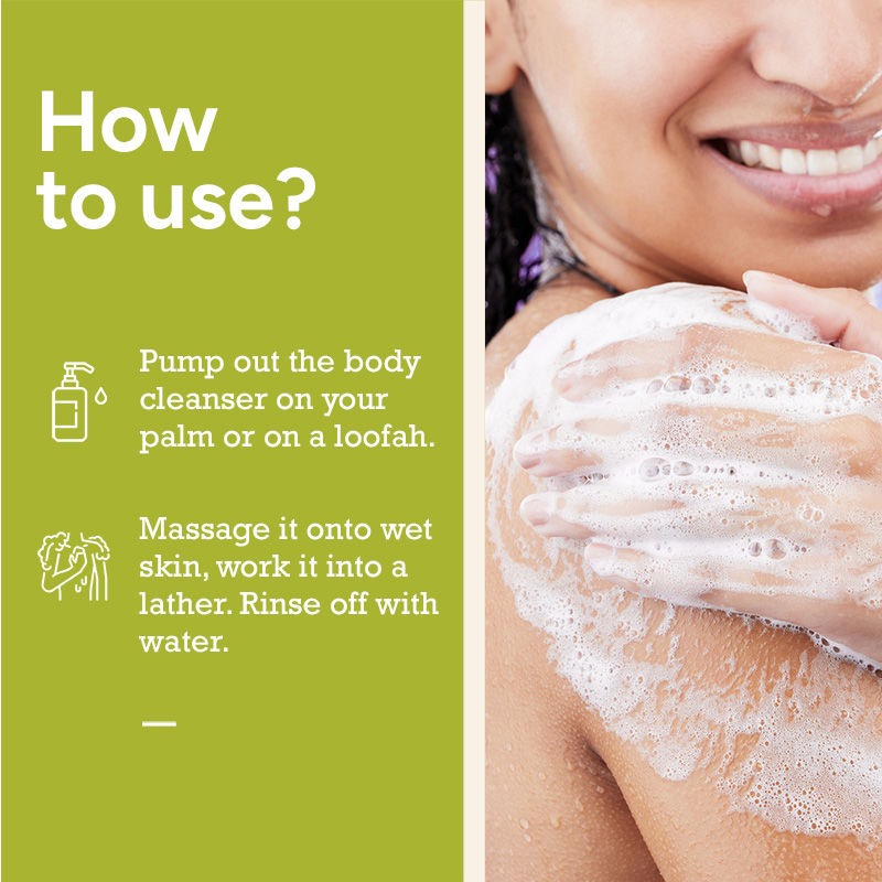 CITTA Refreshing Body Cleanser With Lactic Acid (AHA) Smoothens Skin & Maintains Hydration