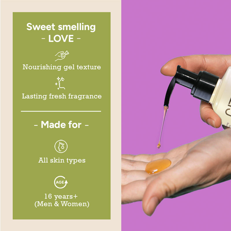 CITTA Nourishing Body Cleanser With Bakuchiol, Almond, Fruit extracts For Mild Daily Exfoliation
