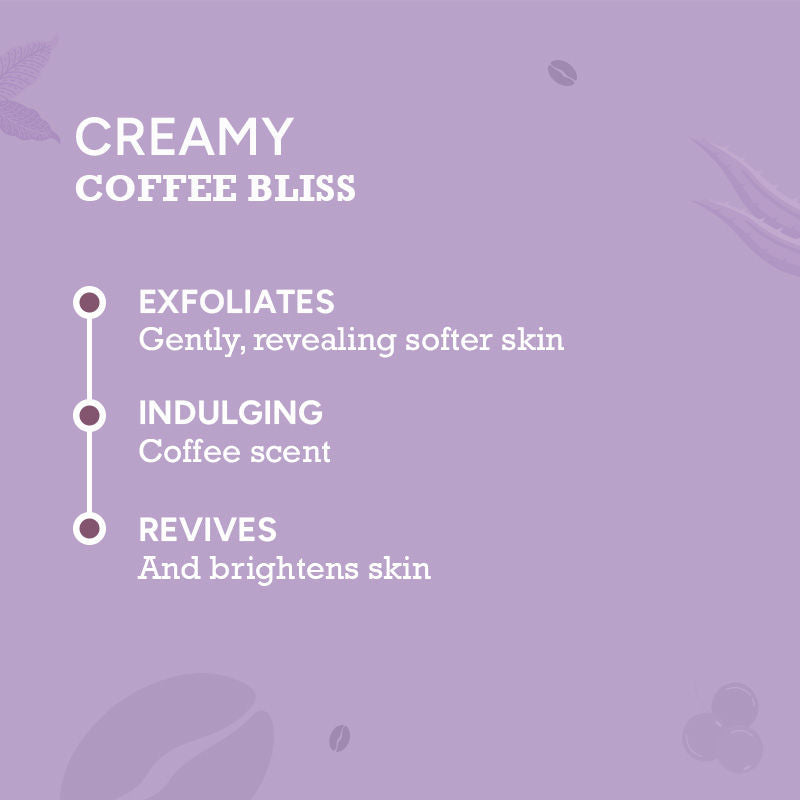 CITTA Coffee Creamy Body Scrub, Mild Exfoliation, Creamy, Moisturizing Base, Non-Irritating