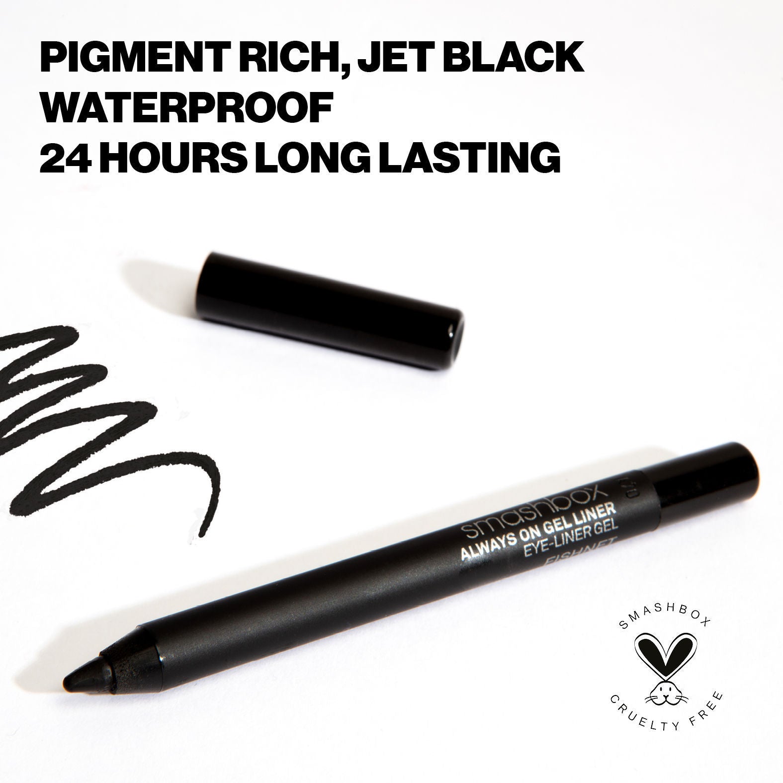 Smashbox Always On Gel Liner - Fishnet (Jet Black)