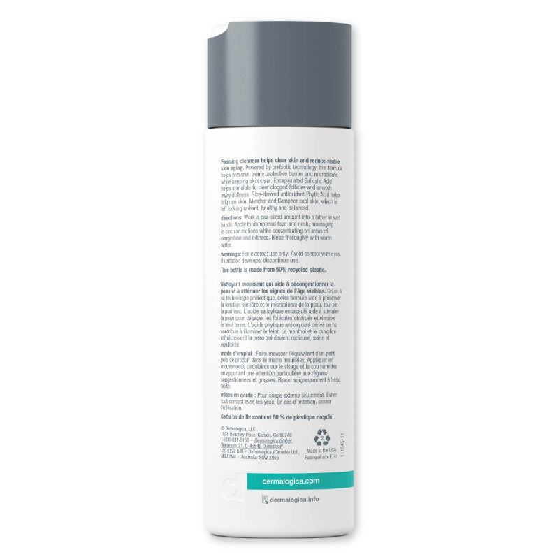 Dermalogica Clearing Skin Wash For Oily & Acne-prone Skin With Salycylic Acid & Lavendar