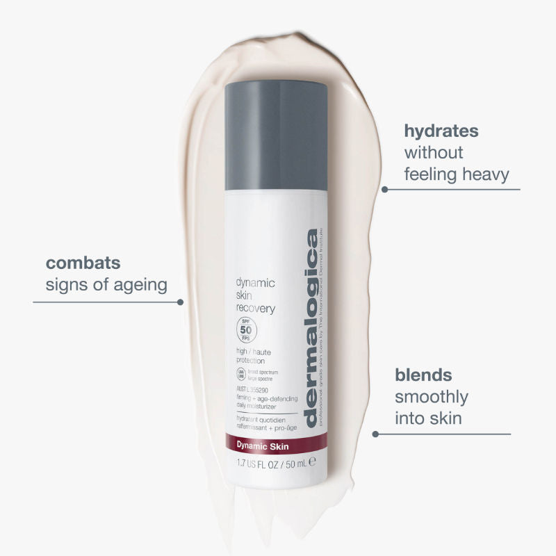 Dermalogica Dynamic Skin Recovery SPF 50 Face Moisturiser & Sunscreen With Oleosome Technology
