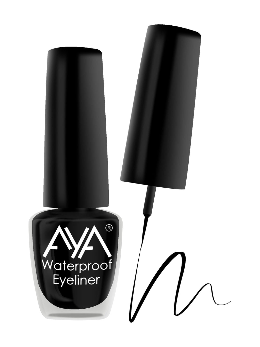 AYA 24 Hrs Long Lasting & Waterproof Eyeliner - Black