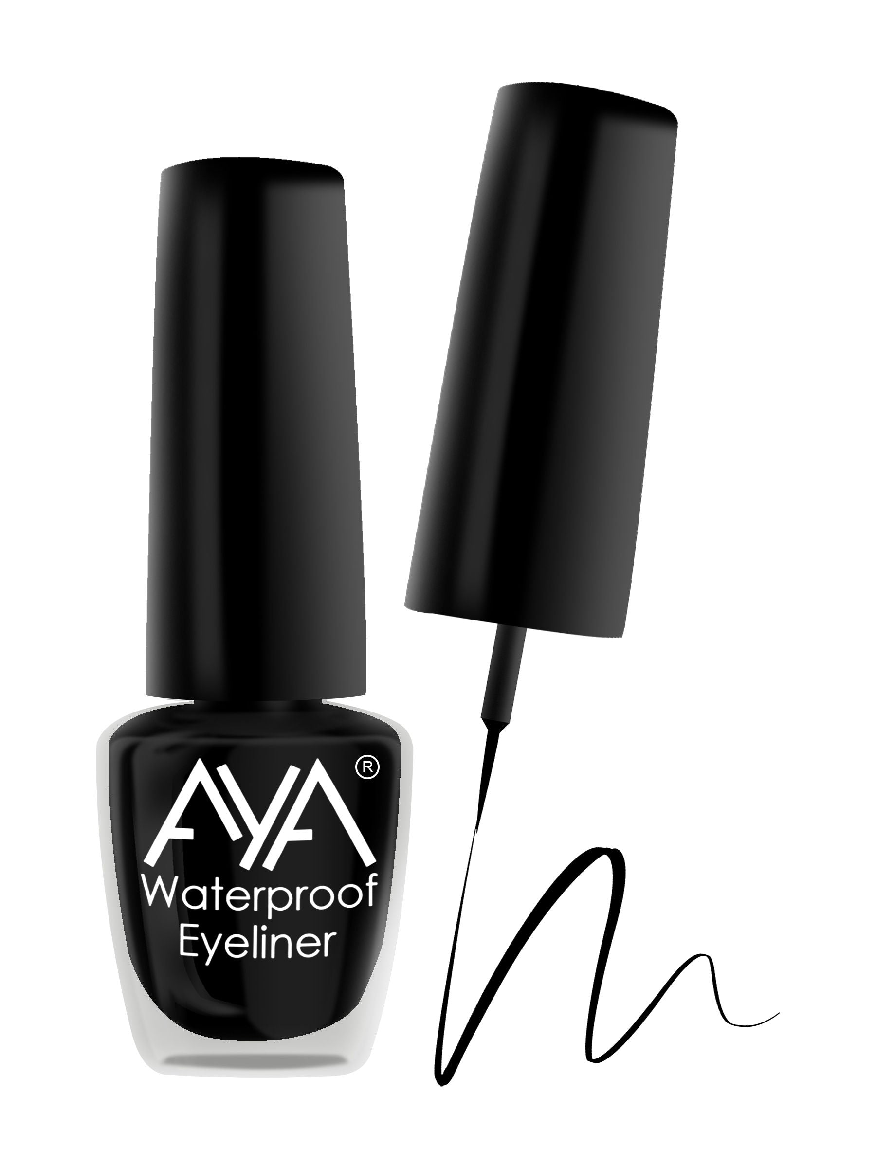 AYA 24 Hrs Long Lasting & Waterproof Eyeliner - Black