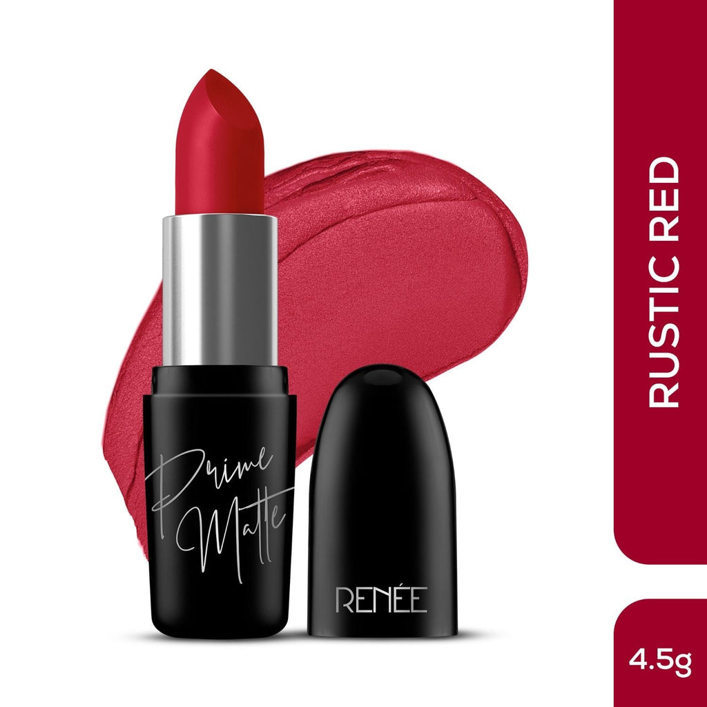 Renee Prime Matte Lipstick, Lightweight & Long-Lasting, Vitamin E Infused