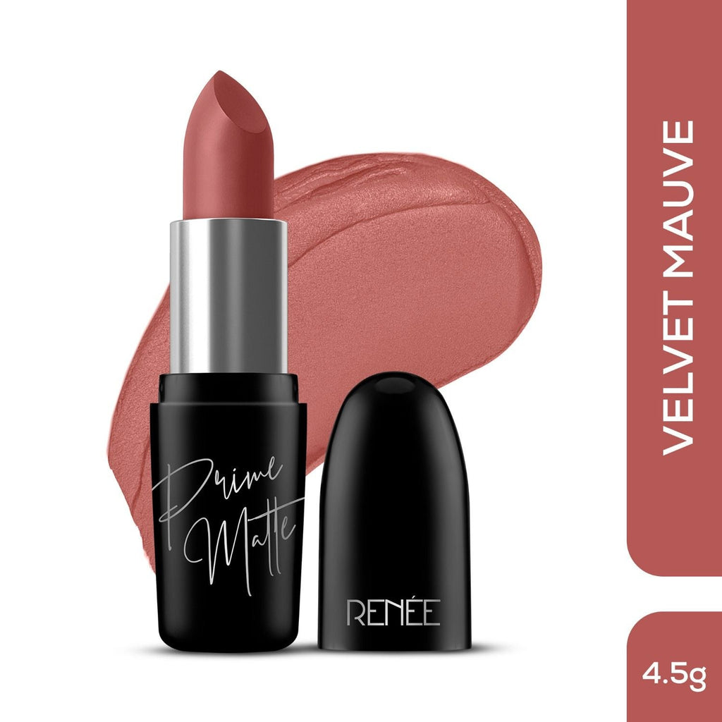 Renee Prime Matte Lipstick, Lightweight & Long-Lasting, Vitamin E Infused