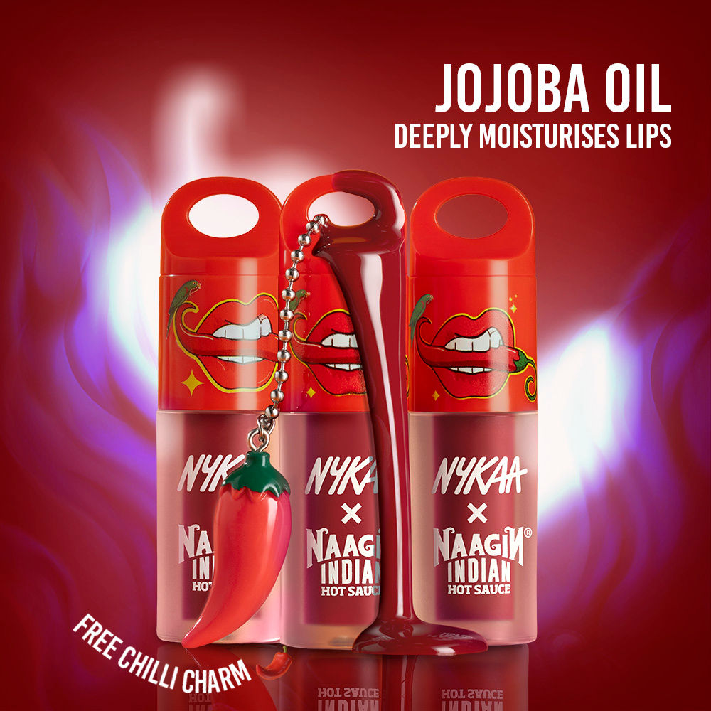 Nykaa Cosmetics X Naagin Hot Sauce Plumping Lip Gloss