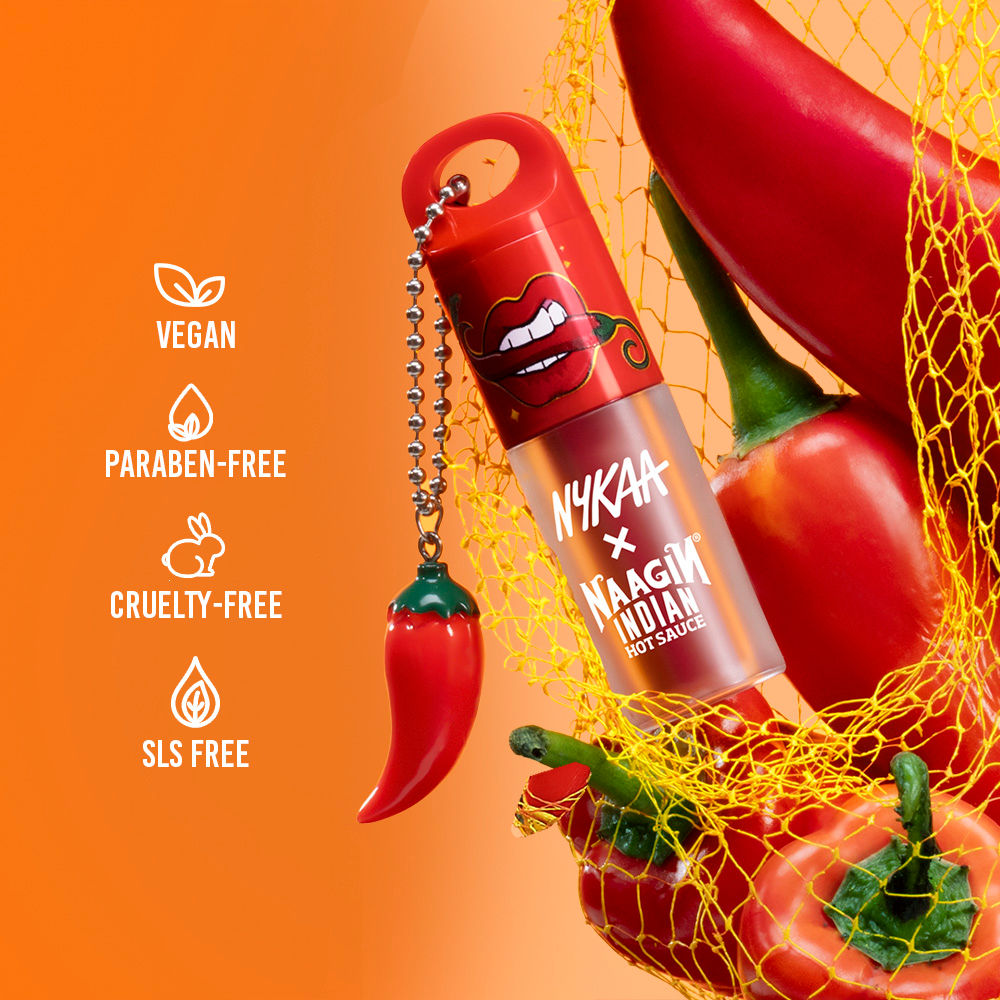 Nykaa Cosmetics X Naagin Hot Sauce Plumping Lip Gloss