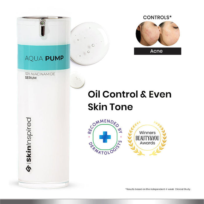 SkinInspired Aqua Pump 10% Niacinamide Face Serum