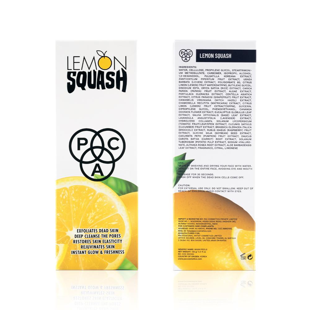 PAC Lemon Squash Exfoliator - Gentle Lightweight Exfoliater, Unclogs Pores, Adds Instant Freshness