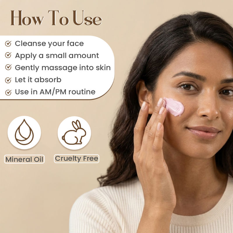 Glamveda Glutathione Skin Brightening Face Cream with Vitamin C | Lightweight, All Skin Type