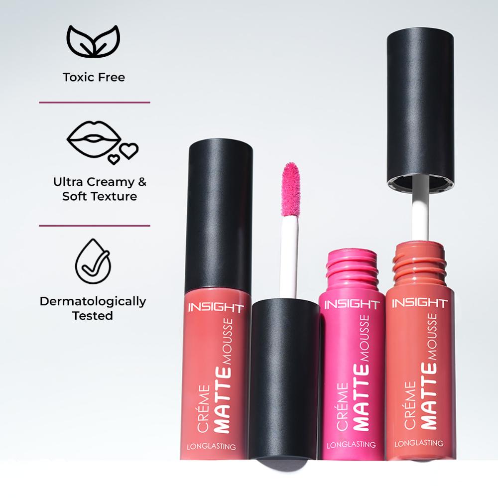 Insight Cosmetics Creme Matte Mousse, 12hr Long Stay & Smudge Proof