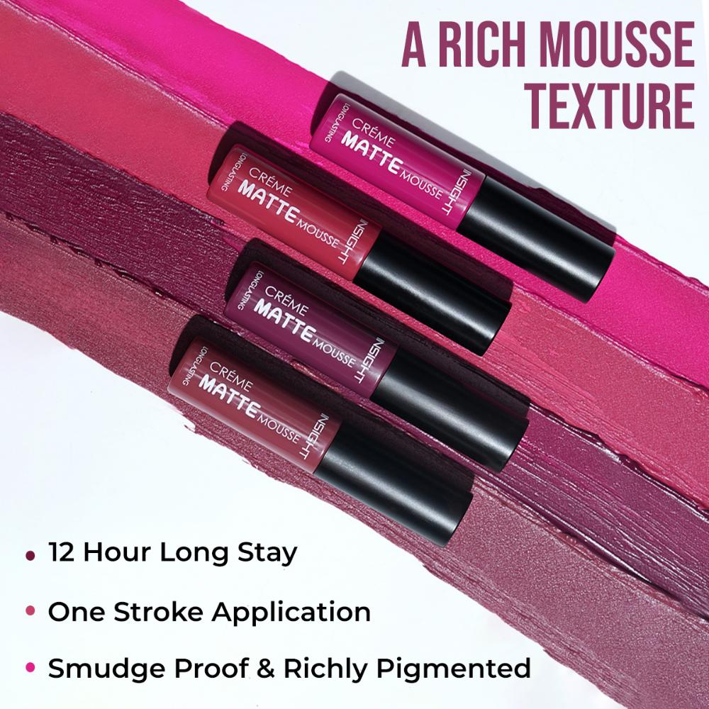 Insight Cosmetics Creme Matte Mousse, 12hr Long Stay & Smudge Proof