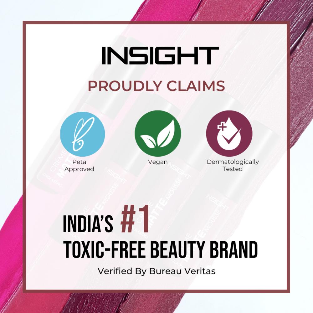 Insight Cosmetics Creme Matte Mousse, 12hr Long Stay & Smudge Proof