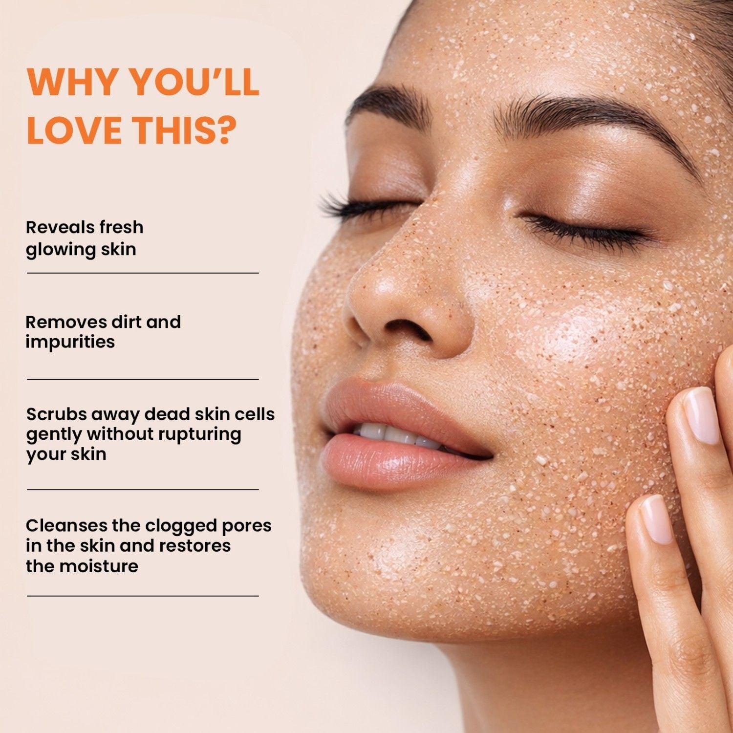 Lotus Herbals Apriscrub Fresh Apricot Scrub Natural Exfoliating Face Scrub Chemical Free