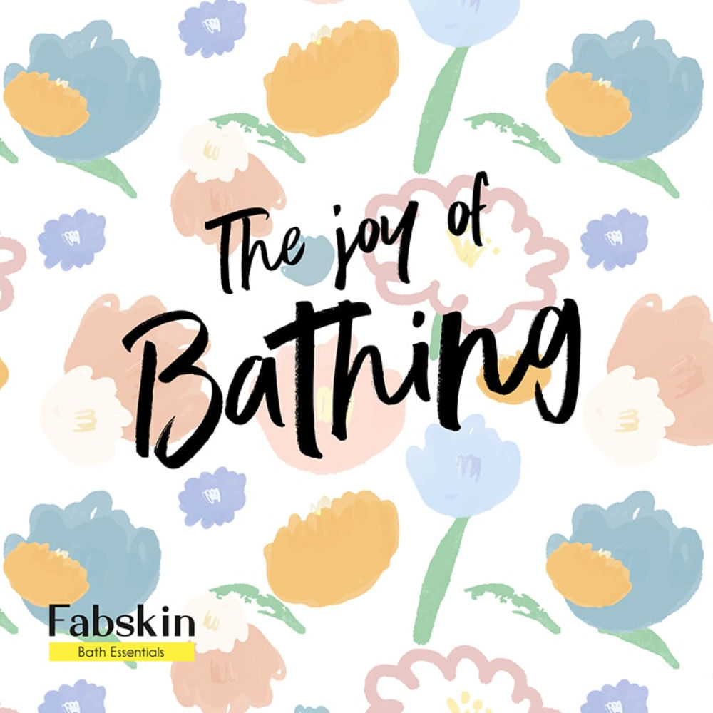 Fabskin Luxury Bathing Round Loofah Bath Sponge - Yellow