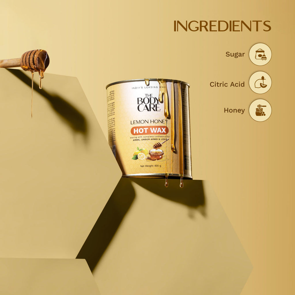 The Body Care Lemon Honey Hot Wax