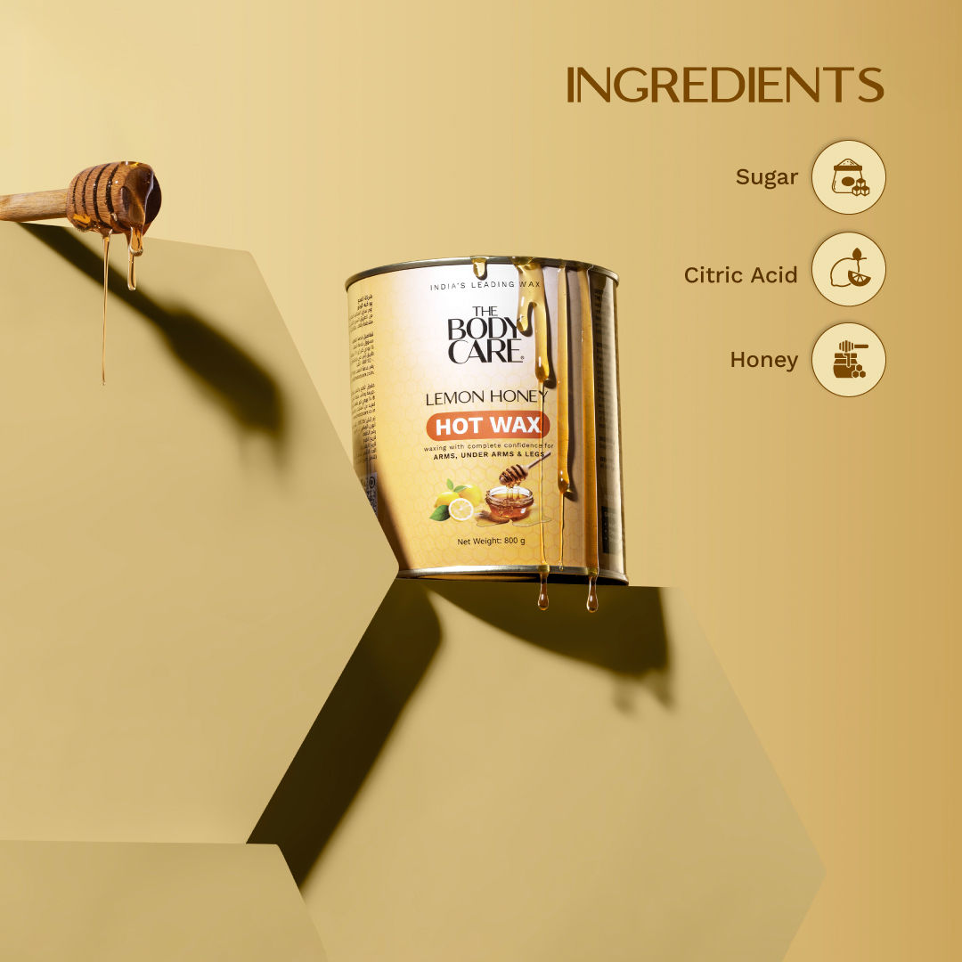 The Body Care Lemon Honey Hot Wax