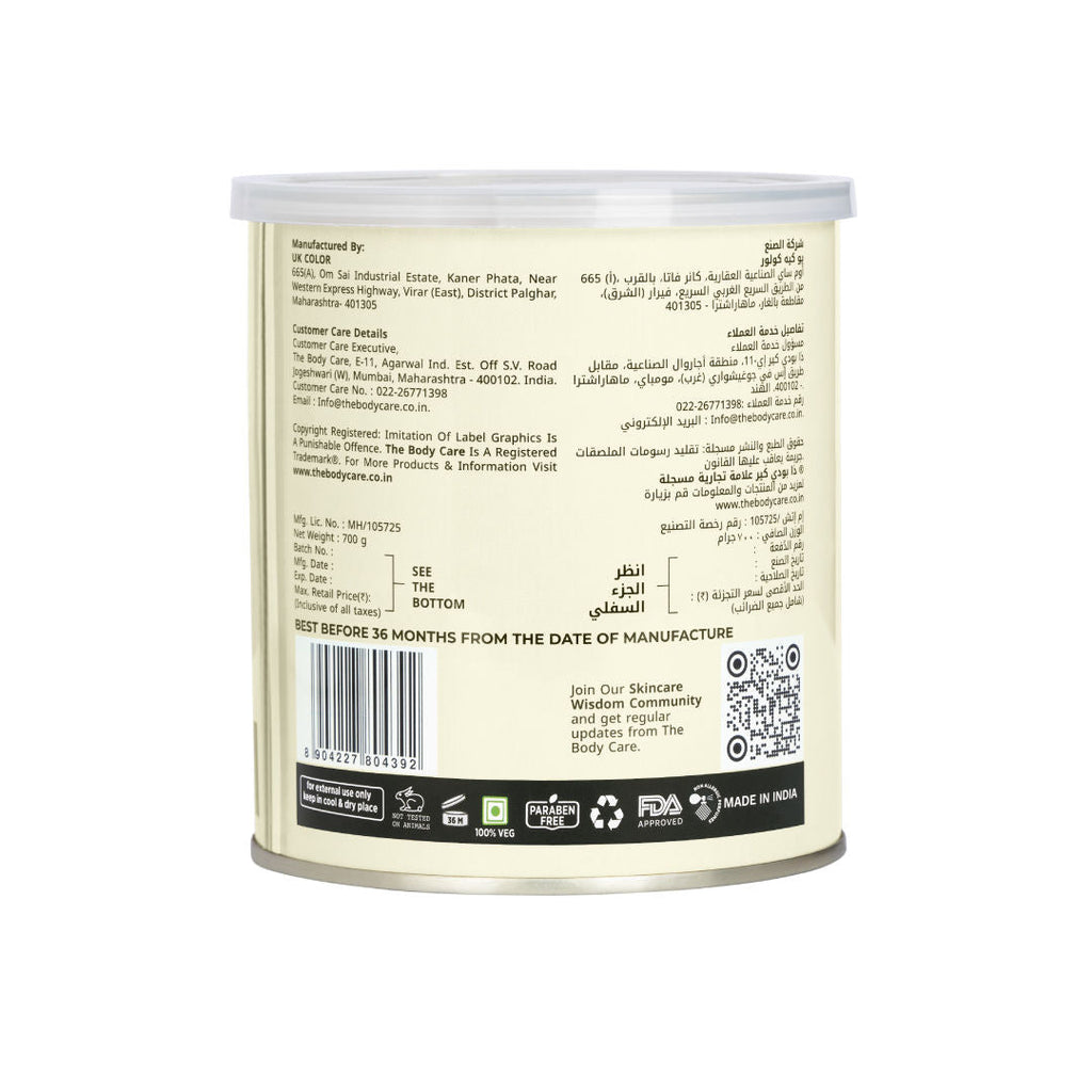 The Body Care Hydrosoluble White Chocolate Creme Wax