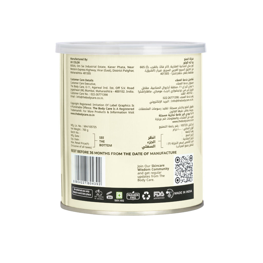 The Body Care Hydrosoluble White Chocolate Creme Wax