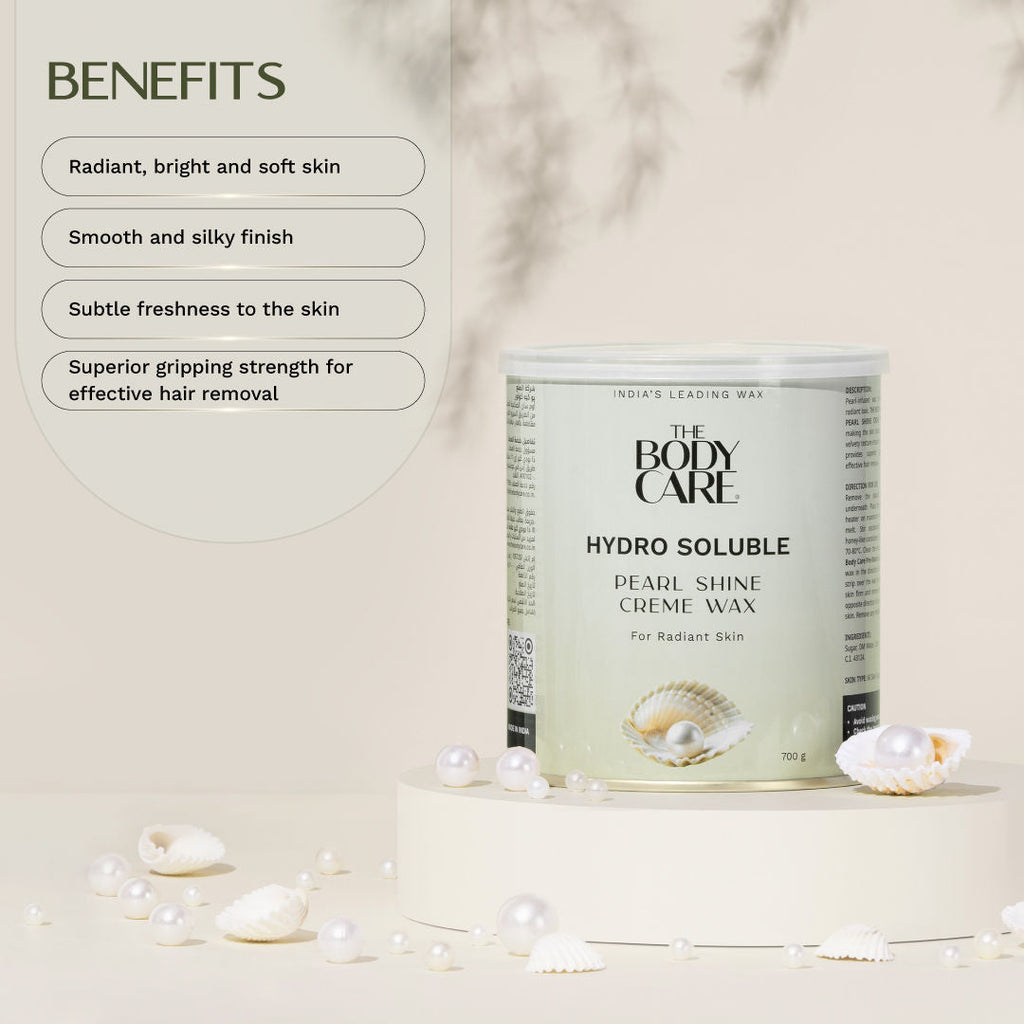 The Body Care Hydrosoluble Pearl Shine Crème Wax