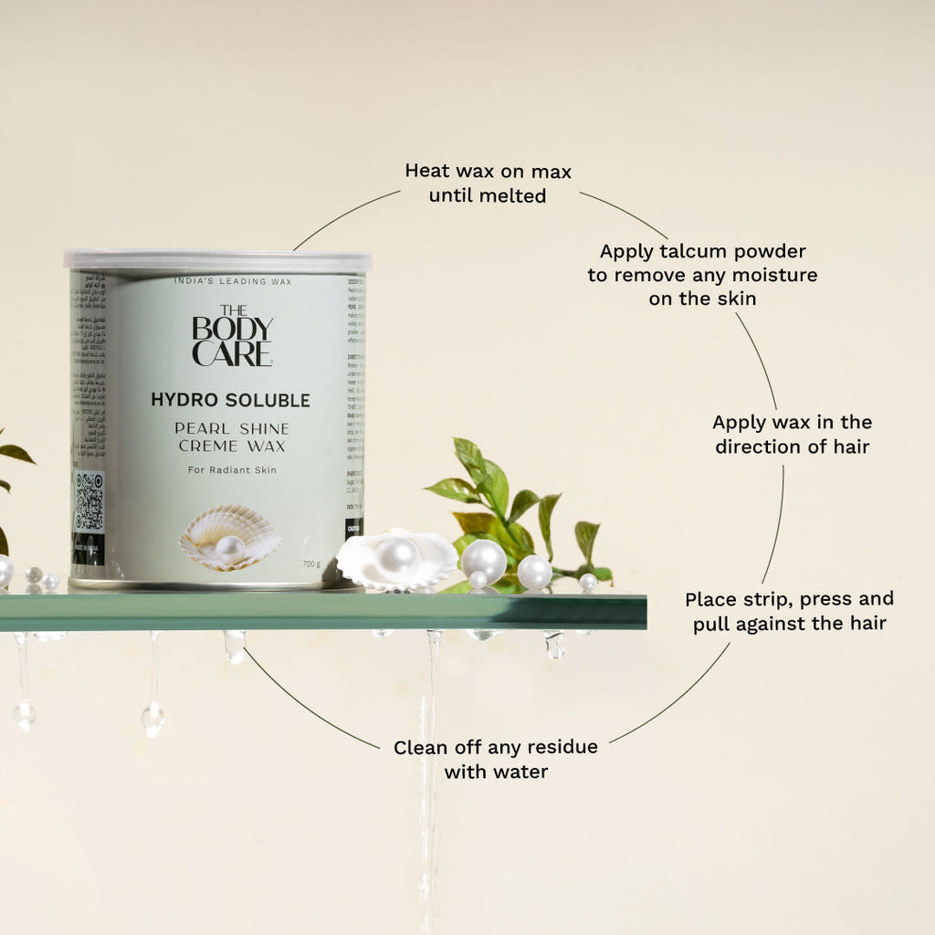 The Body Care Hydrosoluble Pearl Shine Crème Wax