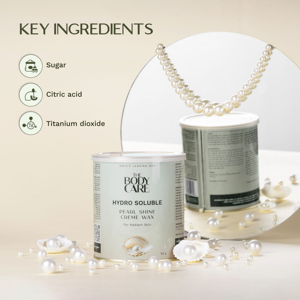 The Body Care Hydrosoluble Pearl Shine Crème Wax