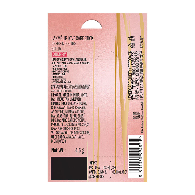 Lakme Lip Love Chapstick SPF 15