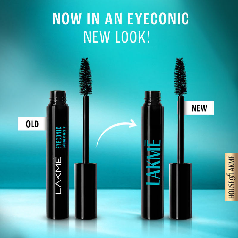 Lakme 9 To 5 Eyeconic Instant Volume Mascara, Smudgeproof, Waterproof Black
