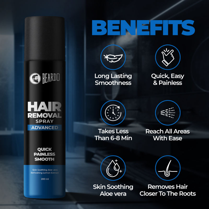 Beardo Hair Removal Spray Advanced For Men