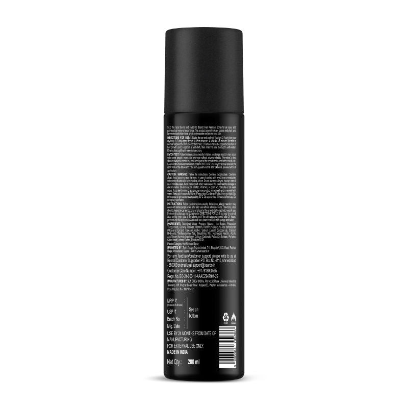 Beardo Hair Removal Spray Advanced For Men