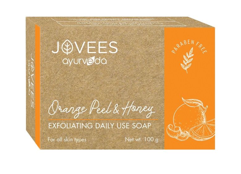 Jovees Orange Peel & Honey Exfoliating Daily Use Soap