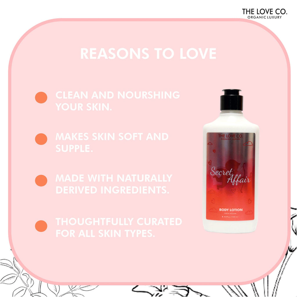 The Love Co. Secret Affair Body Lotion