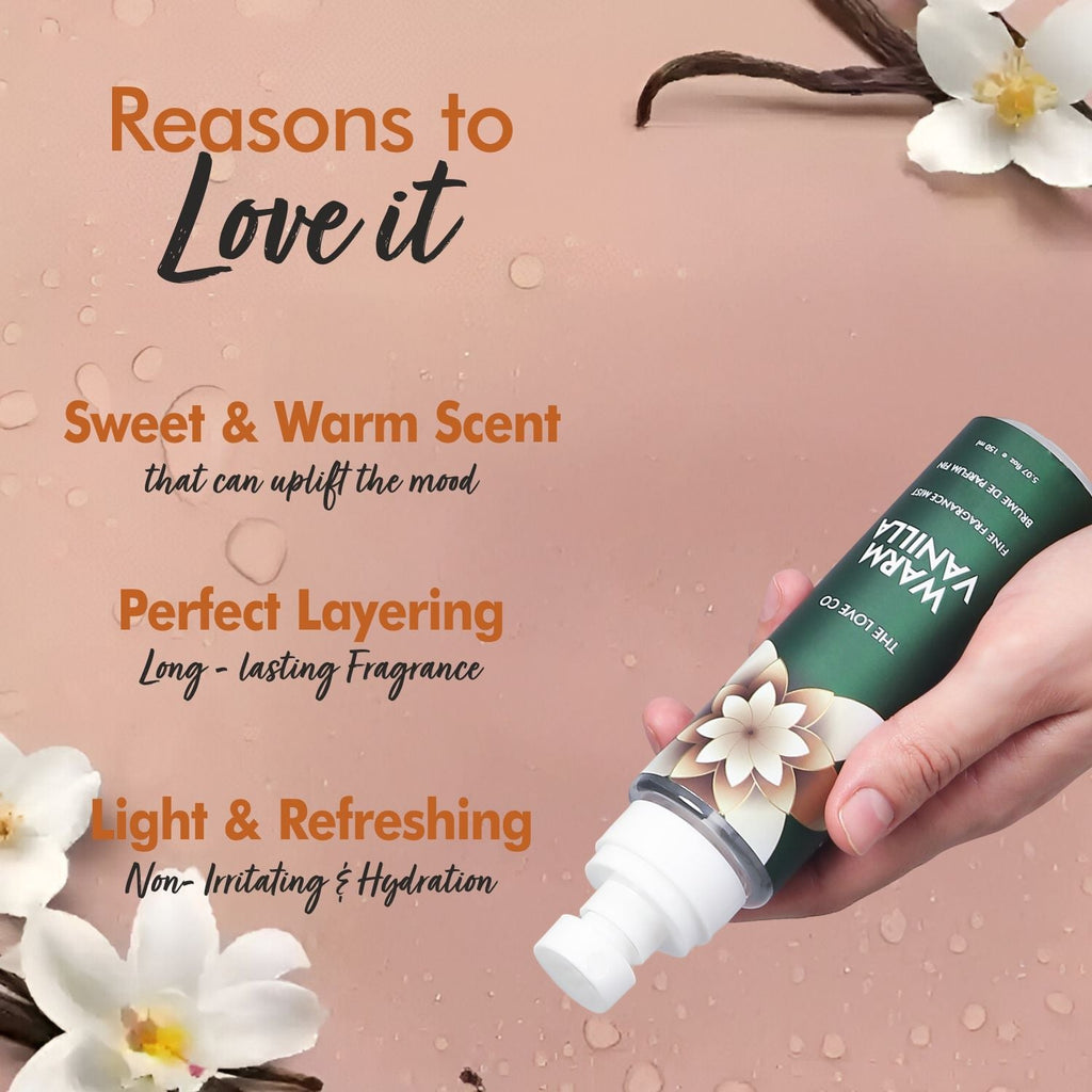 The Love Co. Warm Vanilla Body Mist