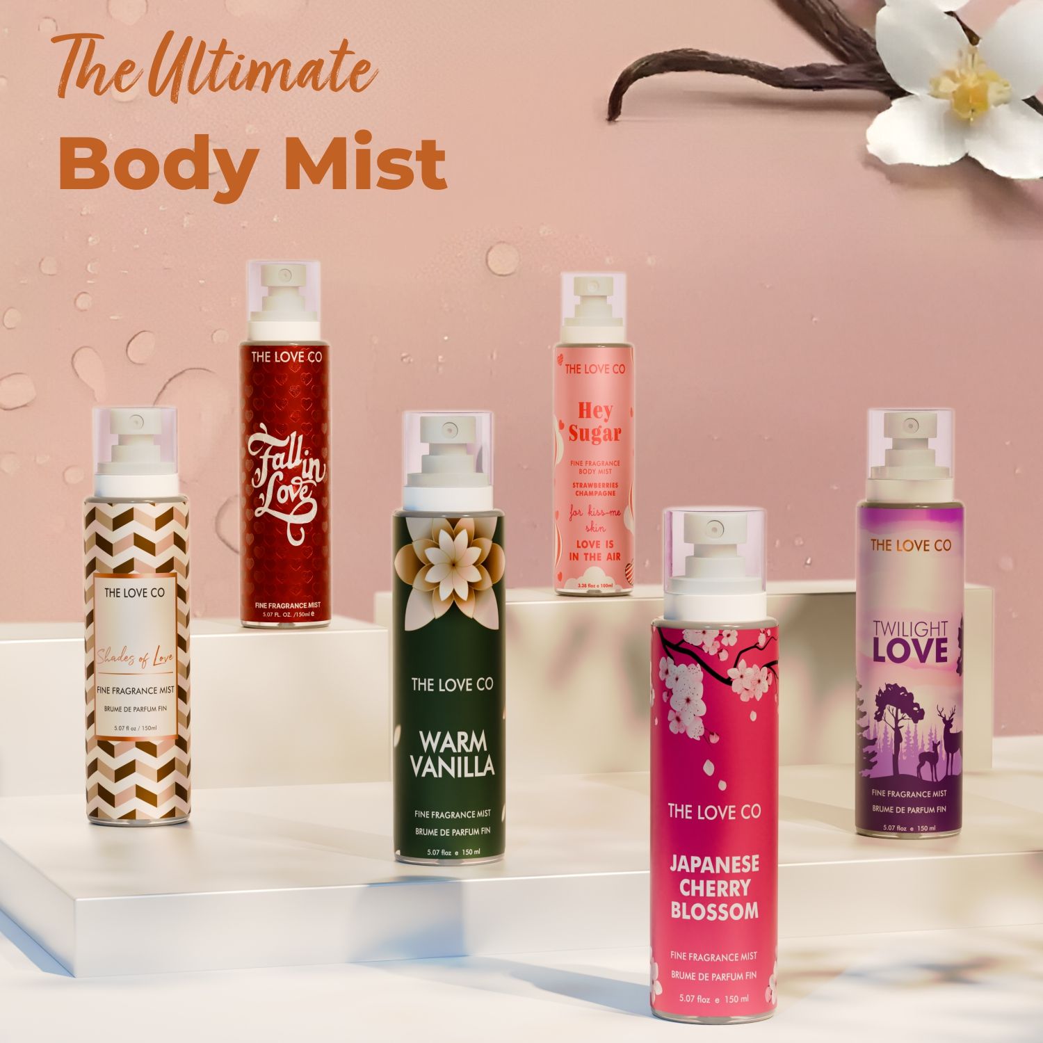 The Love Co. Warm Vanilla Body Mist