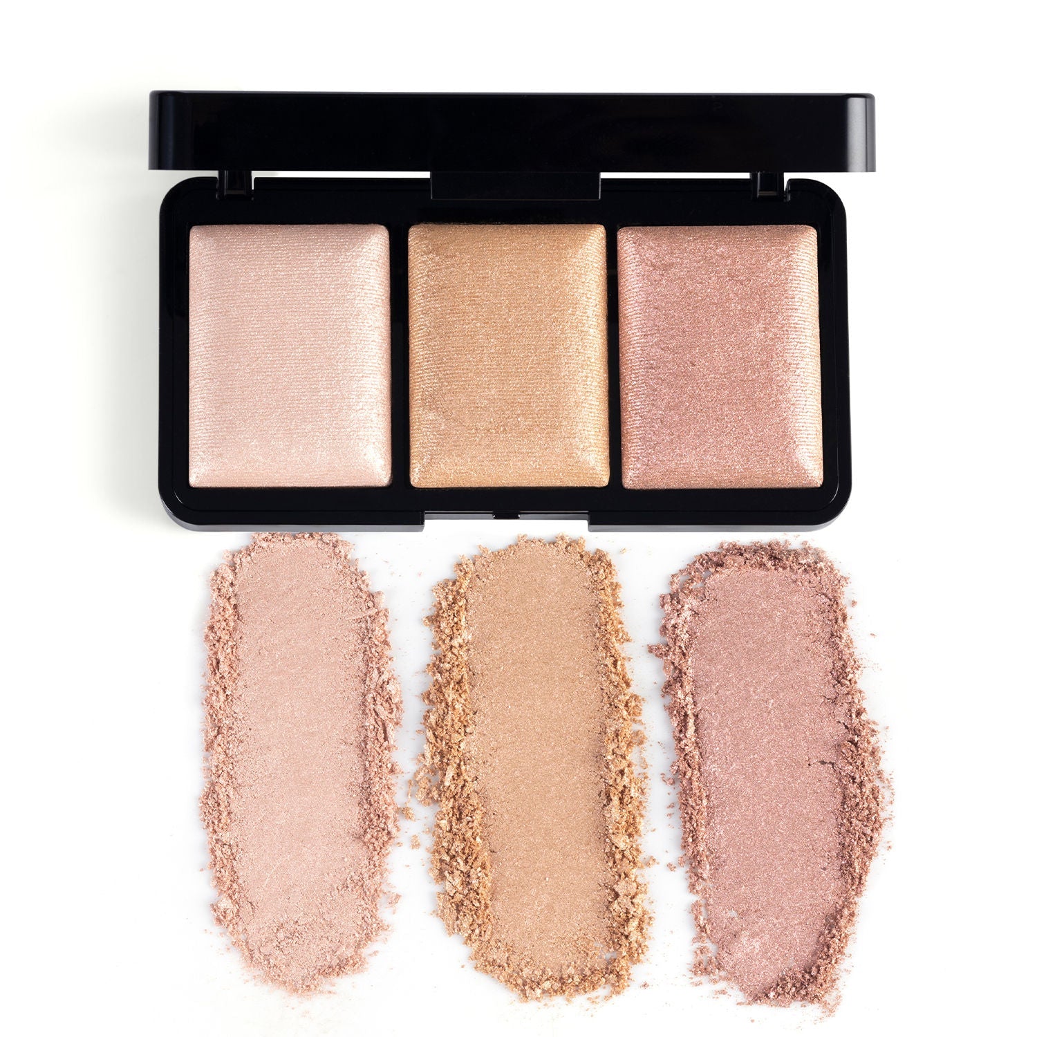 PAC Trio Glow Highlighter X3 Pink - Ultra Blinding Finish, Silky Smooth Texture, Blends Seamlessly