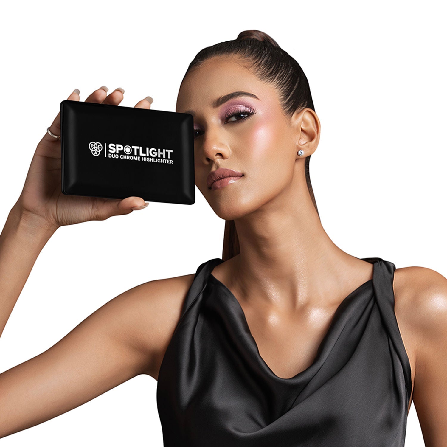 PAC Spotlight Duo Chrome Highlighter Palette - Silky Smooth Blendable Multi Chromes, Intense Payoff