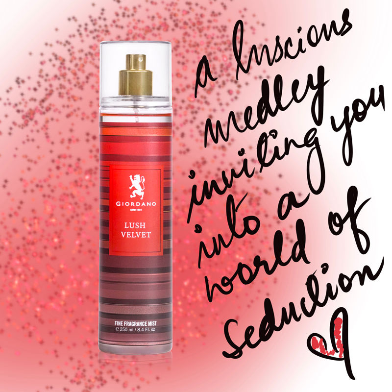 Giordano Fragrances Lush Velvet Body Mist
