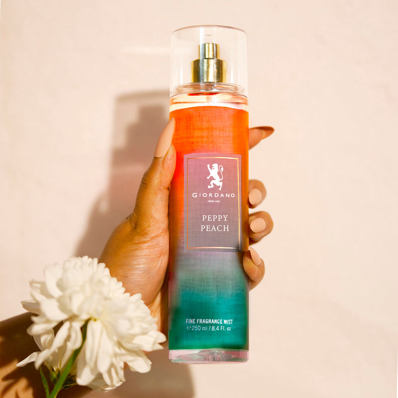 Giordano Fragrances Peppy Peach Body Mist