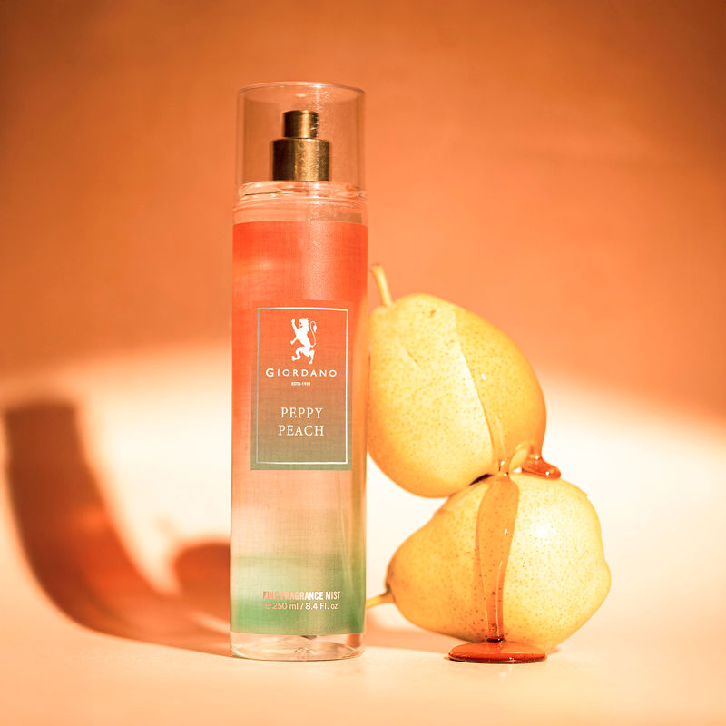 Giordano Fragrances Peppy Peach Body Mist