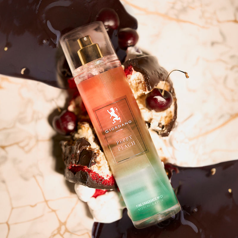 Giordano Fragrances Peppy Peach Body Mist