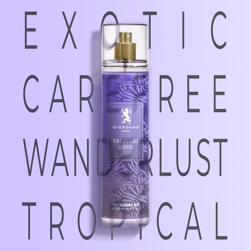 Giordano Fragrances Tropical Love Body Mist