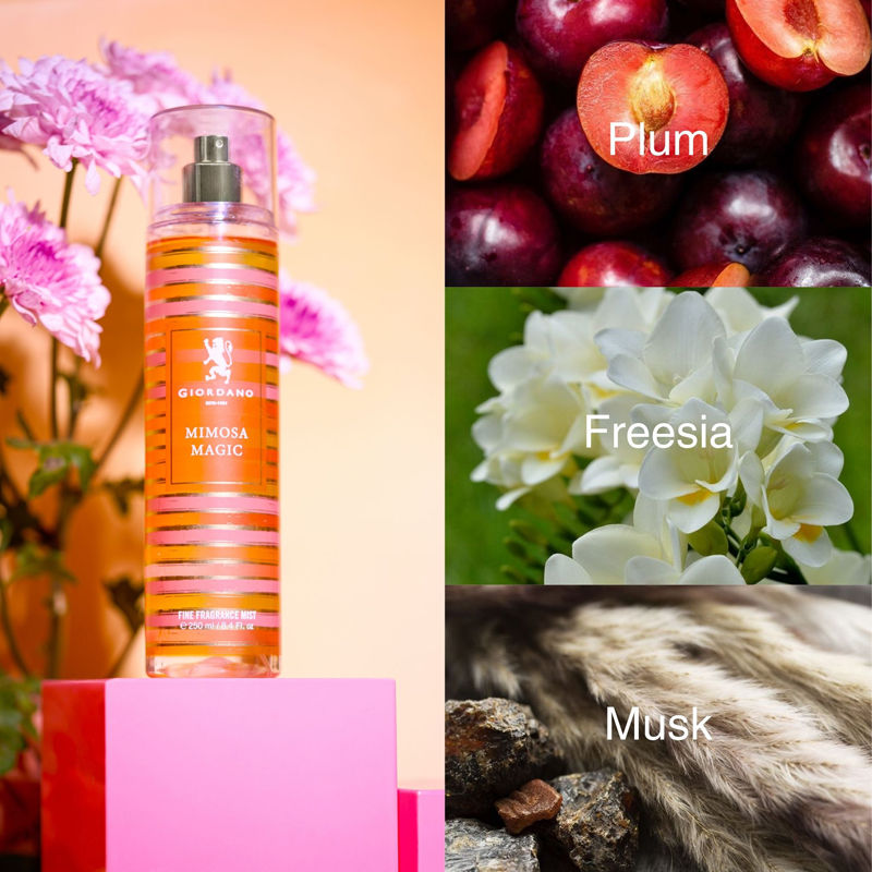 Giordano Fragrances Mimosa Magic Body Mist