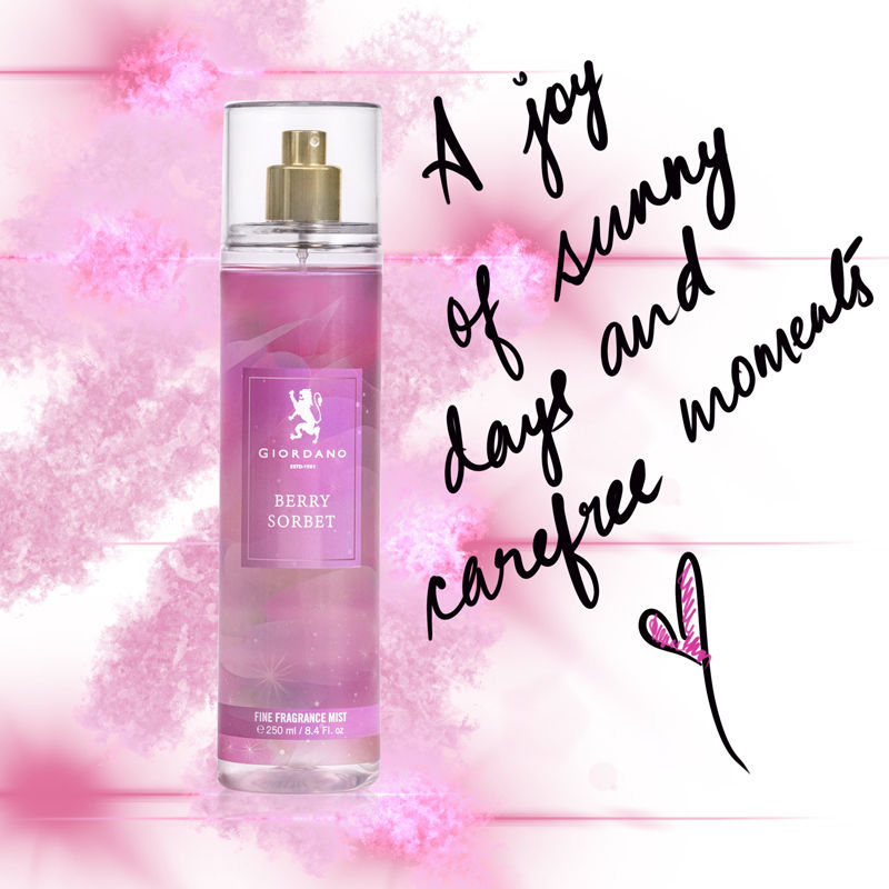 Giordano Fragrances Berry Sorbet Body Mist