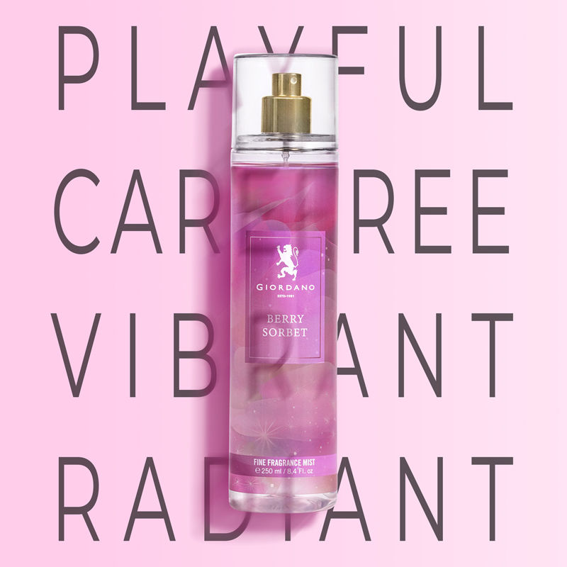 Giordano Fragrances Berry Sorbet Body Mist