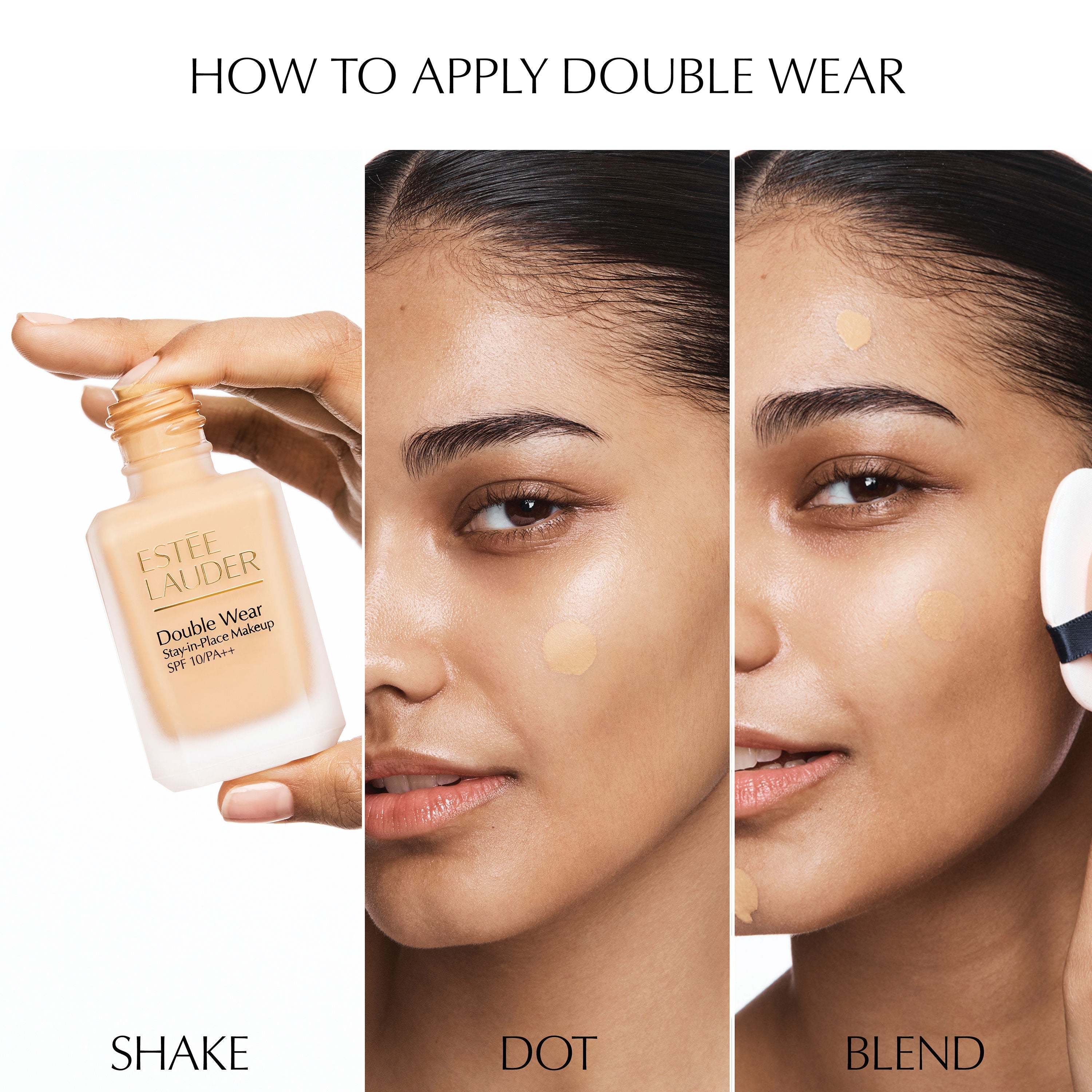 Estee Lauder Double Wear Stay-In-Place Longwear Matte Foundation SPF 10-5N3 Spiced Amber